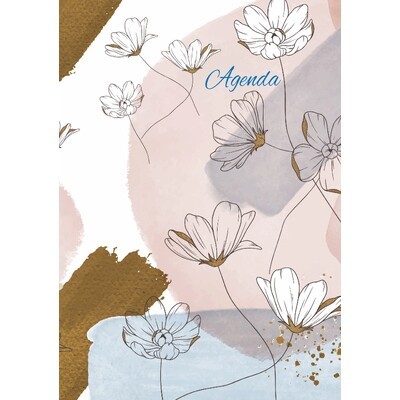 Colors, A5 napi beosztású agenda, Pastel