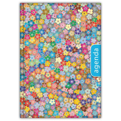 Colors, A5 napi beosztású agenda, Spring Kék