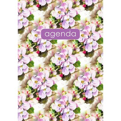 Colors, A5 napi beosztású agenda, Spring Lila