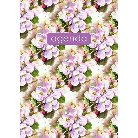Colors, A5 napi beosztású agenda, Spring Lila