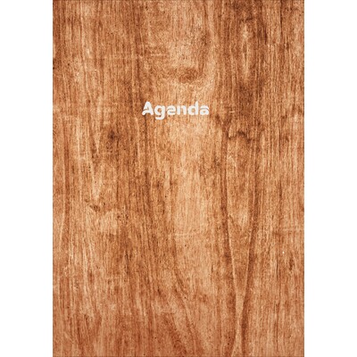 Colors, A5 napi beosztású agenda, Wood