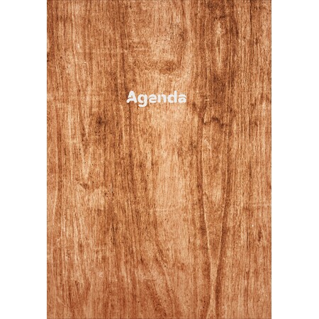 Colors, A5 napi beosztású agenda, Wood