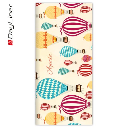 Colors, fekvő zsebnaptár, Balloons