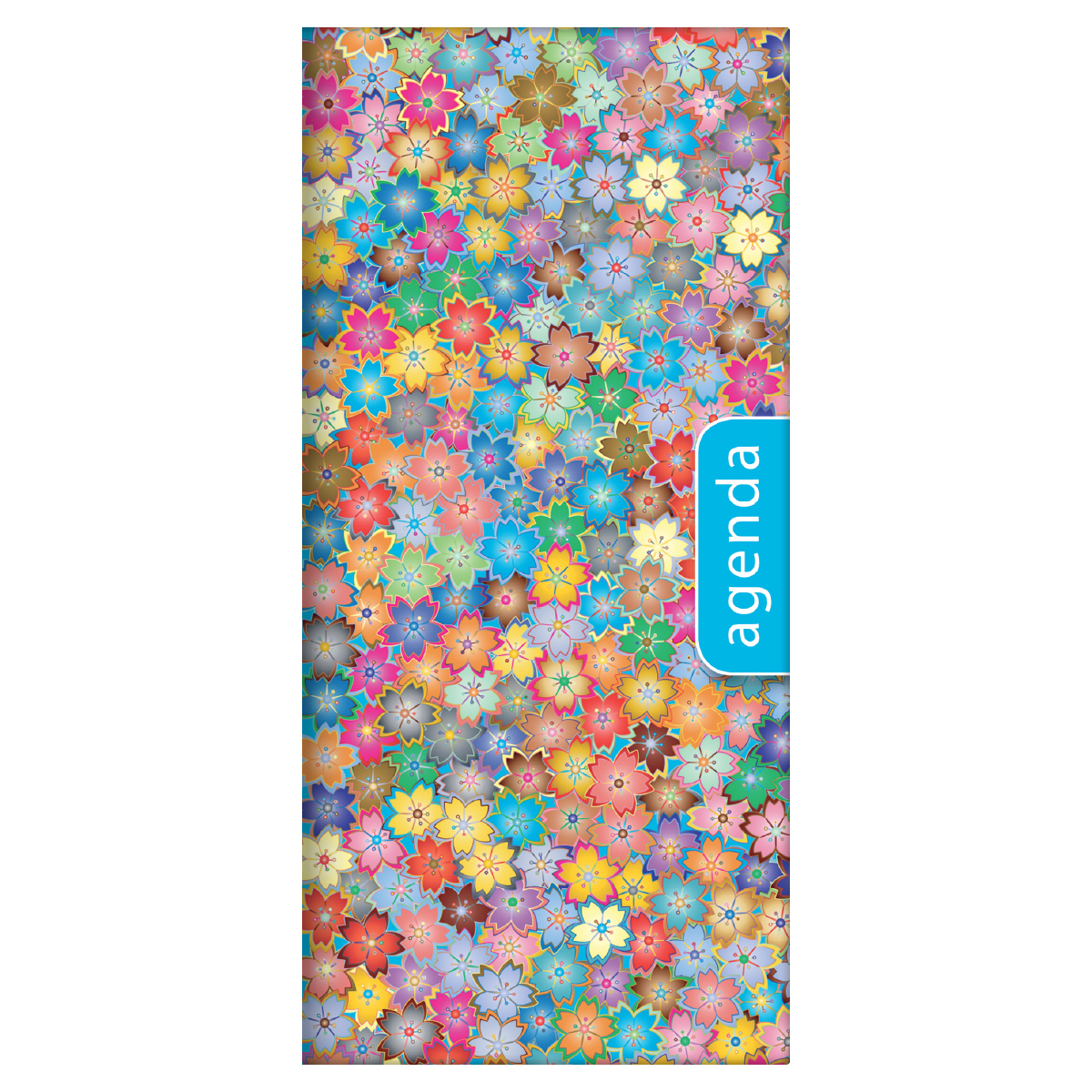 Colors, fekvő zsebnaptár, Spring Kék Colors, fekvő zsebnaptár, Spring Kék