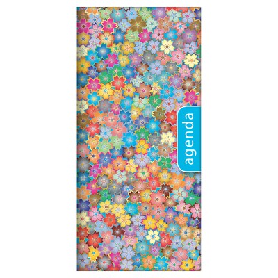 Colors, fekvő zsebnaptár, Spring Kék