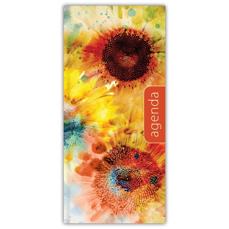 Colors, fekvő zsebnaptár, Sunflower