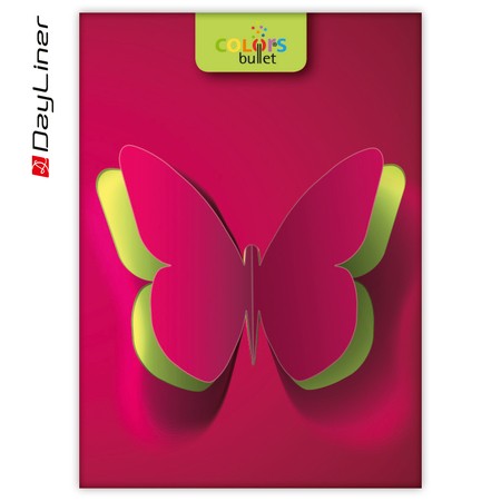Colors notes, A5 Bullet jegyzet, Butterfly