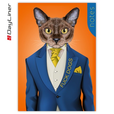 Colors notes, A5 Vonalas jegyzet, Mr. Cat