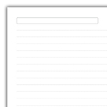 Colors notes, A5 Vonalas jegyzet, Zen