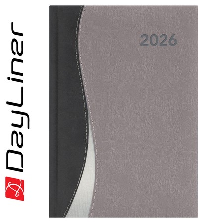 Dubai, A5 heti beosztású agenda, Fekete-Szürke