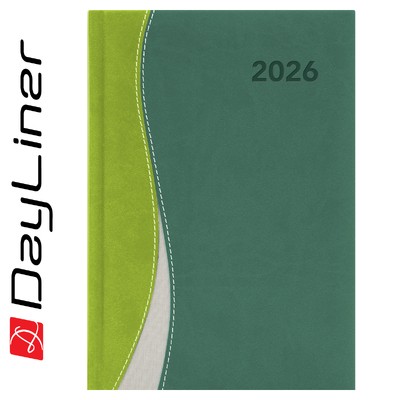 Dubai, A5 heti beosztású agenda, Zöld-Zöld