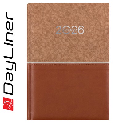 Fifty, A5 napi beosztású agenda, Barna