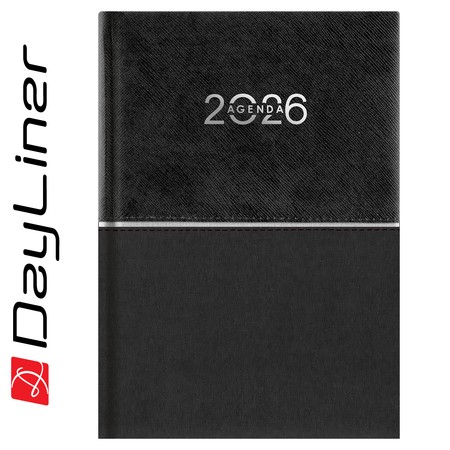 Fifty, A5 napi beosztású agenda, Fekete