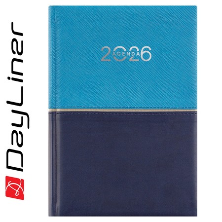 Fifty, A5 napi beosztású agenda, Kék