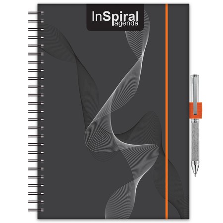 InSpiral, A5 heti beosztású agenda, Fekete-Narancs