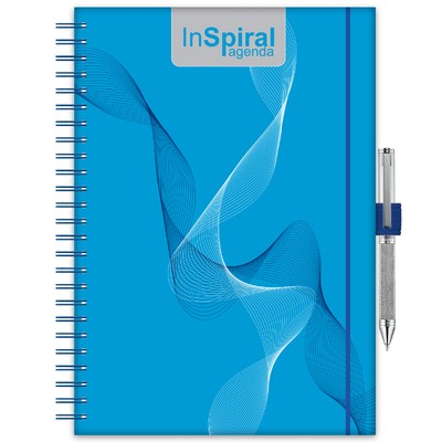 InSpiral, A5 heti beosztású agenda, Kék-Kék
