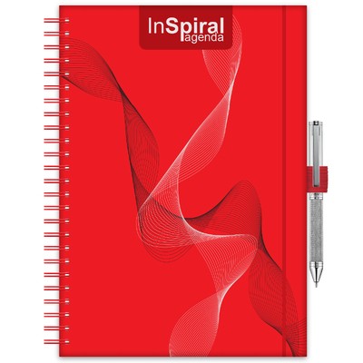 InSpiral, A5 heti beosztású agenda, Piros-Piros
