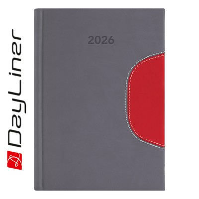 Memphis, B5 heti beosztású agenda, Szürke-Piros