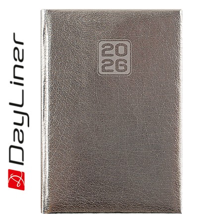 Mirror, B6 heti beosztású agenda, Ezüst