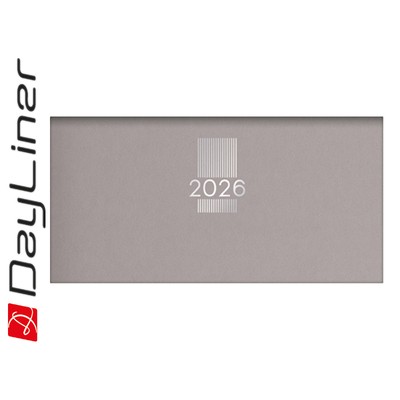 MyPastel, fekvő zsebnaptár, Szürke