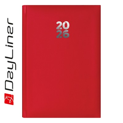 Pannon, A5 heti beosztású agenda, Piros