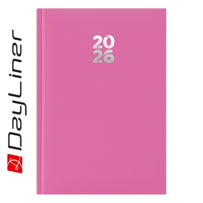 Pannon, A5 napi beosztású agenda, Fuchsia