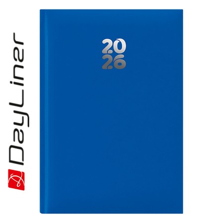 Pannon, A5 napi beosztású agenda, Kék