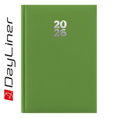 Pannon, A5 napi beosztású agenda, Világoszöld