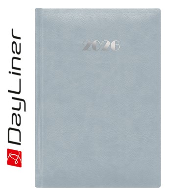 Pellana, A5 napi beosztású agenda, Szürke