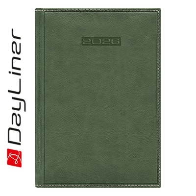 Sherwood, A5 napi beosztású agenda, Zöld