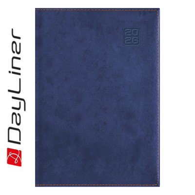 Square, A5 napi beosztású agenda, Kék