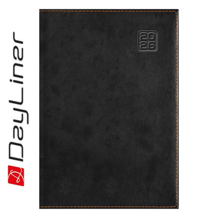 Square, B5 heti beosztású agenda, Fekete