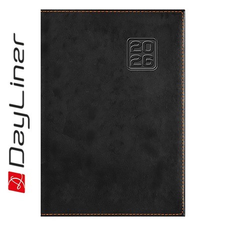Square, B6 heti beosztású agenda, Fekete