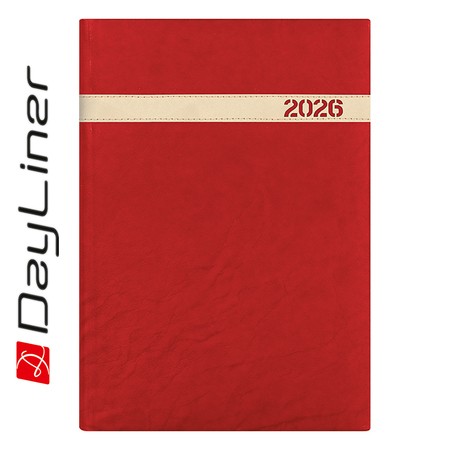 The Boss, A5 napi beosztású agenda, Bordó