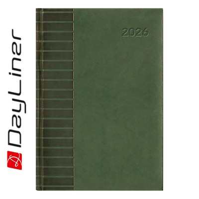 Tucson, A5 napi beosztású agenda, Zöld