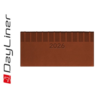 Tucson, fekvő zsebnaptár, Barna