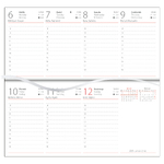 Tucson, fekvő zsebnaptár, Kék