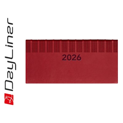 Tucson, fekvő zsebnaptár, Piros