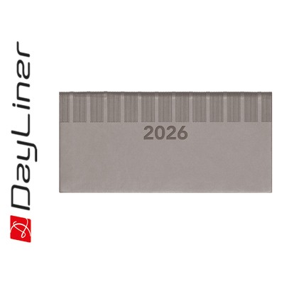 Tucson, fekvő zsebnaptár, Szürke