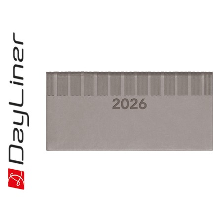 Tucson, fekvő zsebnaptár, Szürke