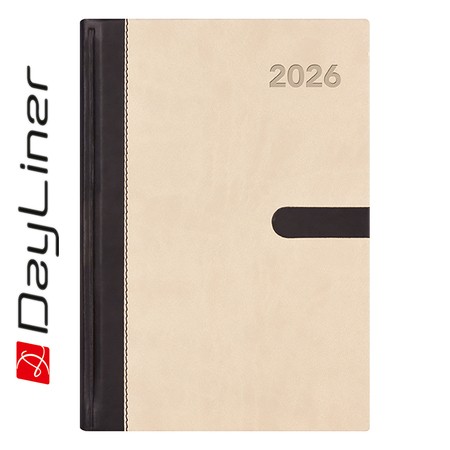 Winner, A5 napi beosztású agenda, Bézs