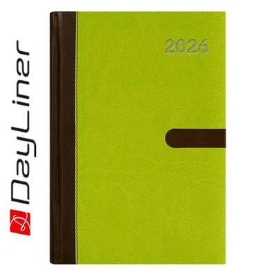 Winner, A5 napi beosztású agenda, Zöld