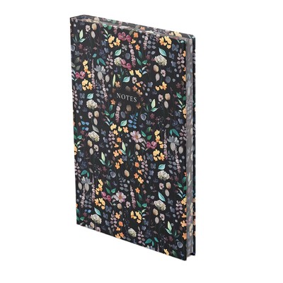 404 Notes found, A5 jegyzetfüzet, Flowers Black