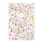 404 Notes found, A5 jegyzetfüzet, Flowers White