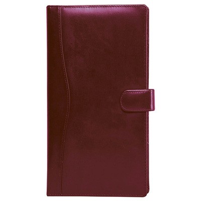 Bőrtok zsebnaptárakhoz, Bordó