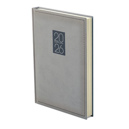 Classic, A5 napi beosztású határidőnapló, Szürke