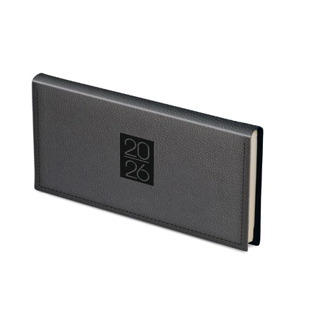 Classic, fekvő zsebnaptár, Fekete