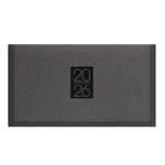 Classic, fekvő zsebnaptár, Fekete