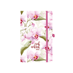 Csak Nőknek, A5 heti beosztású keskenyített határidőnapló, Orchidea