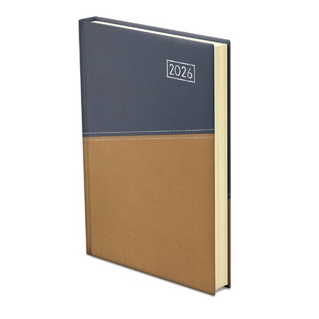 Duplex, A5 napi beosztású határidőnapló, Kék-Mustár